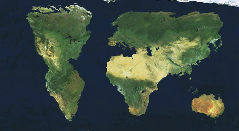 Illustration for article titled What happens when people draw a map of the world from memory